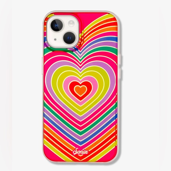 Sonix Rainbow Hearts MagSafe® Compatible iPhone Case iPhone 14 Plus New … - Picture 4 of 9